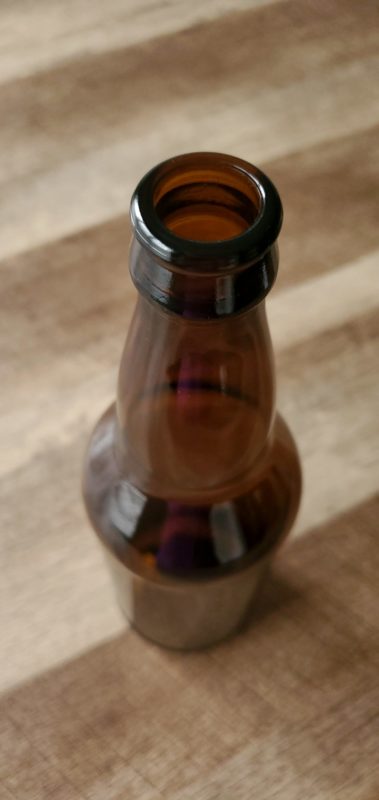 Crown Top Bottles - 650ml Amber Bottle - Case of 12